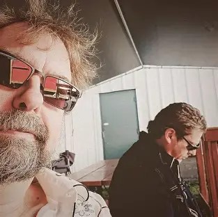 Steve and friend